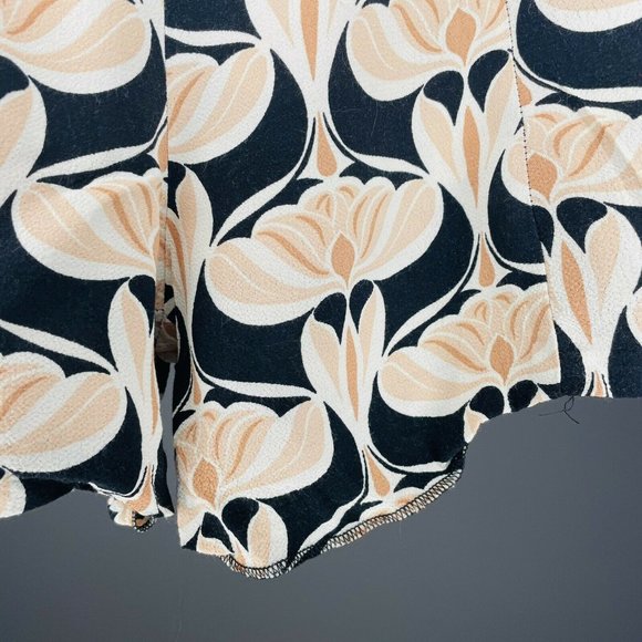 Zara Woman Pink Black High Waisted Shorts Medium - Picture 3 of 6